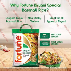 Fortune Baryani Special Basmati Rice (Indian) 1Kg